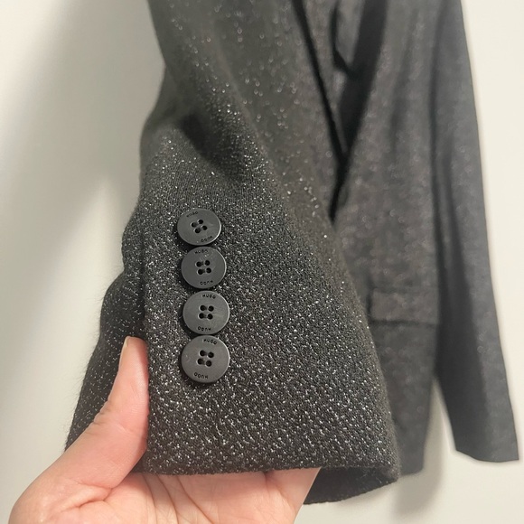 Hugo Boss Relaxed-fit Sparkle-effect Blazer Size 42R - Picture 5 of 11